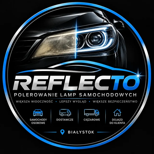 Reflecto, polerowanie lamp samochodowych w Białymstoku.